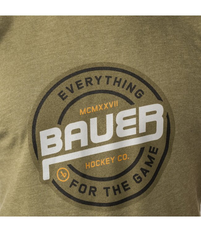 BAUER SS Graphic Tee - grün - Sr.