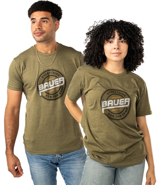 BAUER SS Graphic Tee - grün - Sr.