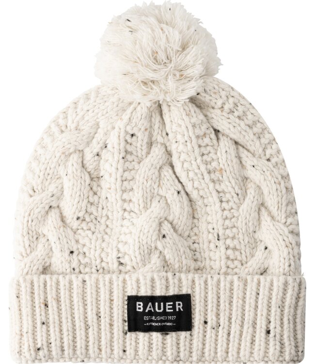 BAUER Damen Cable Knit Pom - cremefarben - Sr.