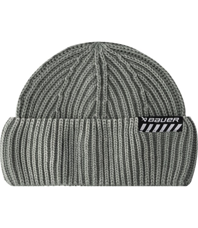 BAUER Ribbed Fisherman Beanie - blau - Sr.
