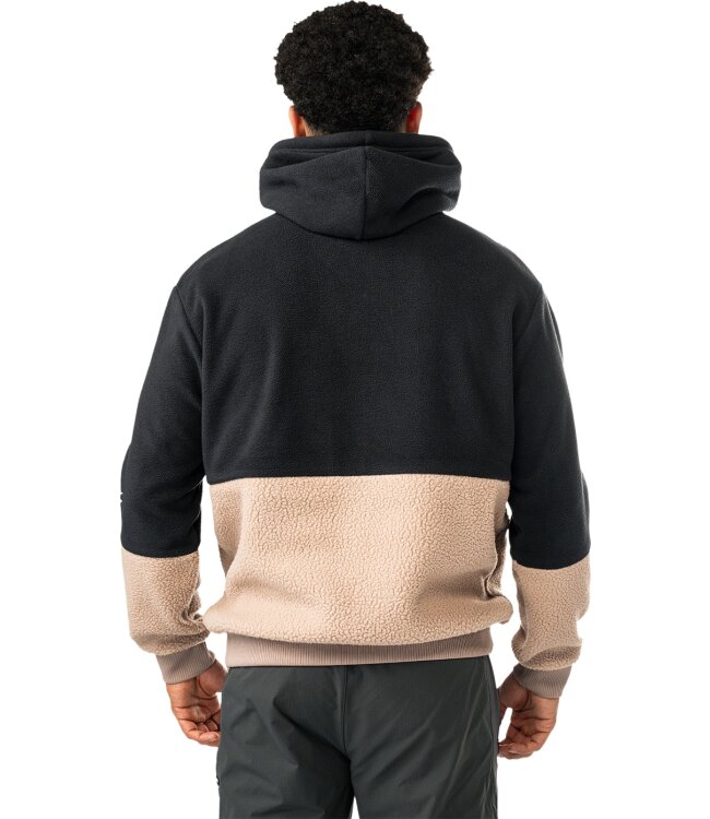 BAUER Polarfleece Hoodie - schwarz/tau - Sr.