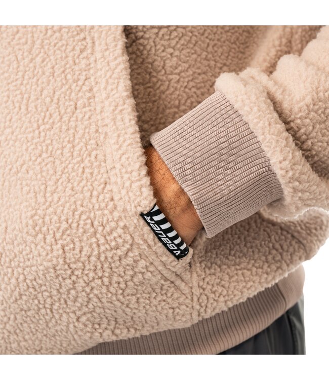 BAUER Polarfleece Hoodie - schwarz/tau - Sr.