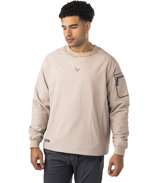 BAUER Filled Crewneck - lt. taupe - Sr.