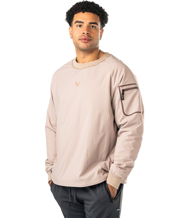 BAUER Filled Crewneck - lt. taupe - Sr.
