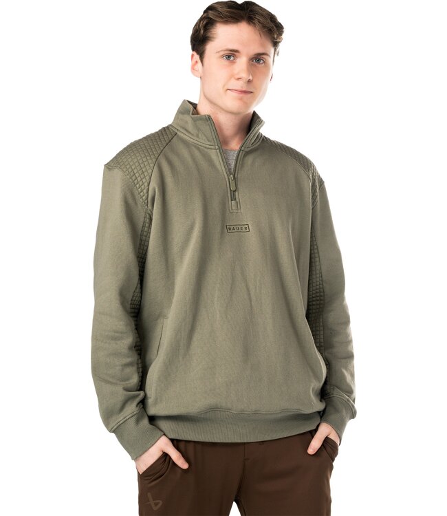BAUER Quilted 1/4 Zip - basil - Sr.
