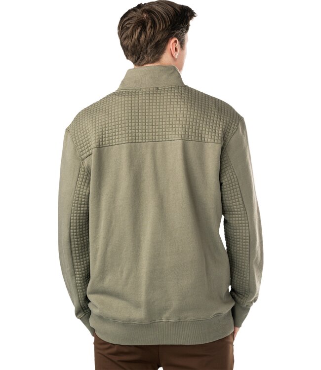 BAUER Quilted 1/4 Zip - basil - Sr.