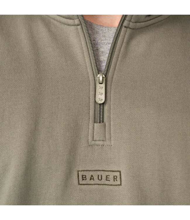 BAUER Quilted 1/4 Zip - basil - Sr.