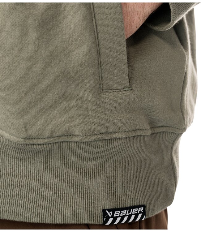 BAUER Quilted 1/4 Zip - basil - Sr.