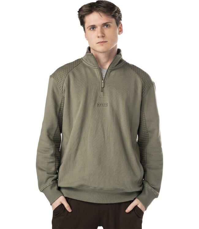 BAUER Quilted 1/4 Zip - basil - Sr.