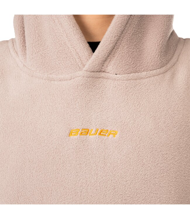 BAUER Polarfleece Hoodie - tau/schwarz - Yth.