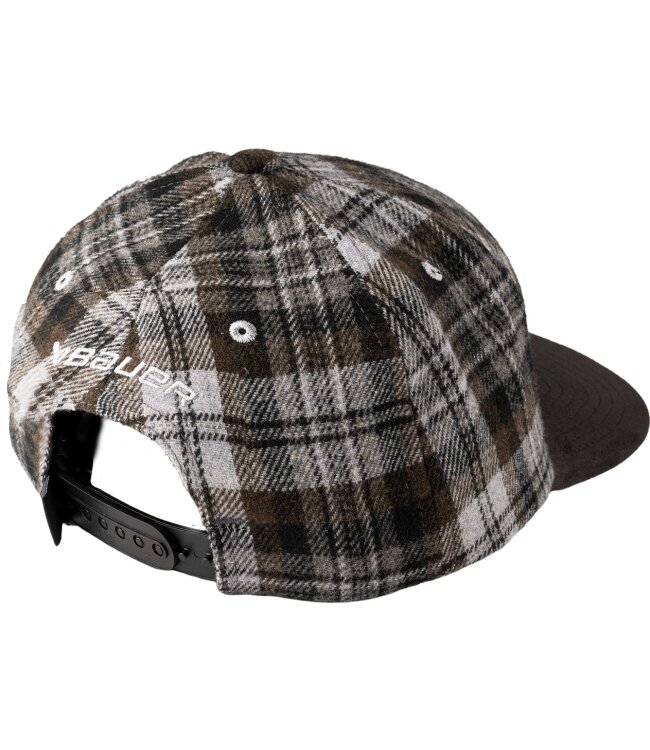 BAUER Plaid Snpaback - grau - Sr.
