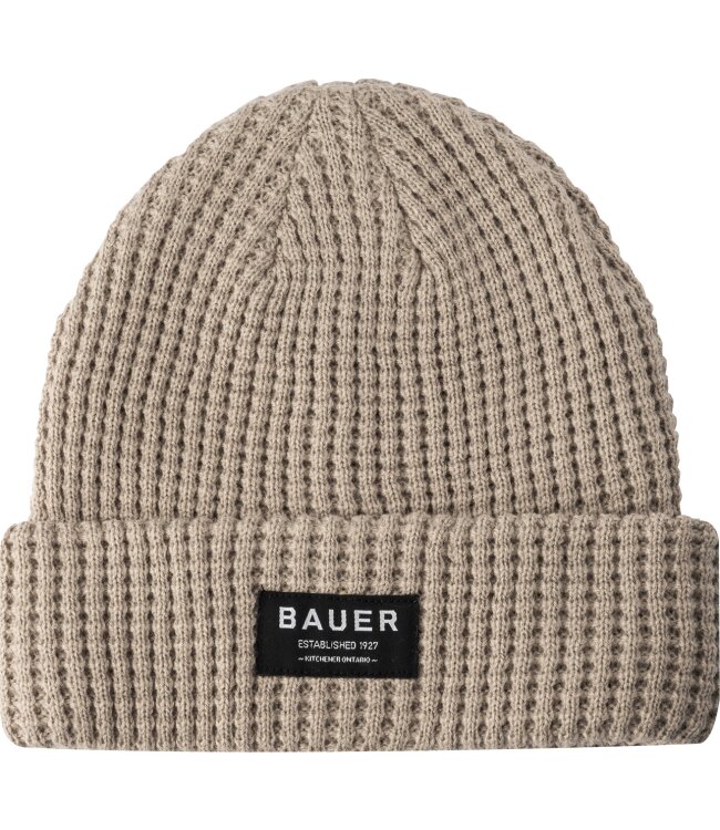 BAUER Knit Waffle Toque - cremefarben - Sr.