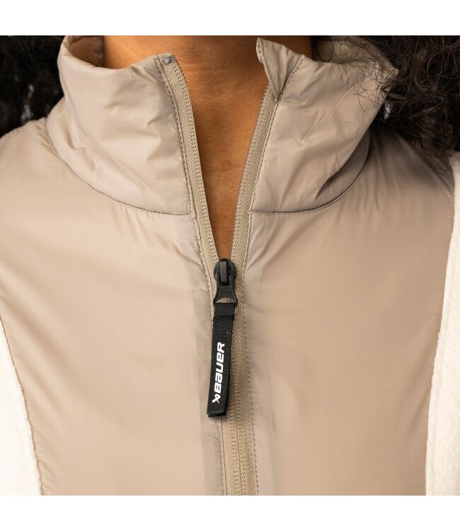 Bauer Damen Polarfleece 1/2 Zip - cremefarben - Sr.