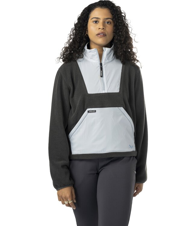 Bauer Damen Polarfleece 1/2 Zip - lt taupe - Sr.