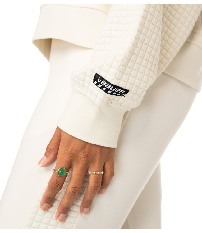 Bauer Damen Quilted 1/4 Zip - cremefarben - Sr.