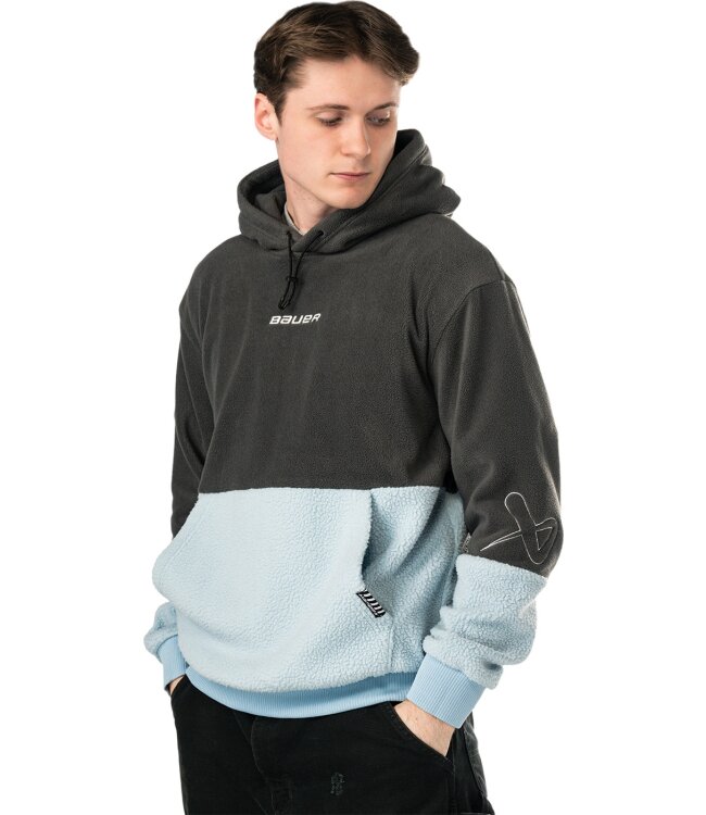 BAUER Polarfleece Hoodie - vol/blu - Sr.