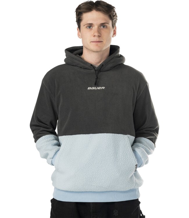 BAUER Polarfleece Hoodie - vol/blu - Sr.