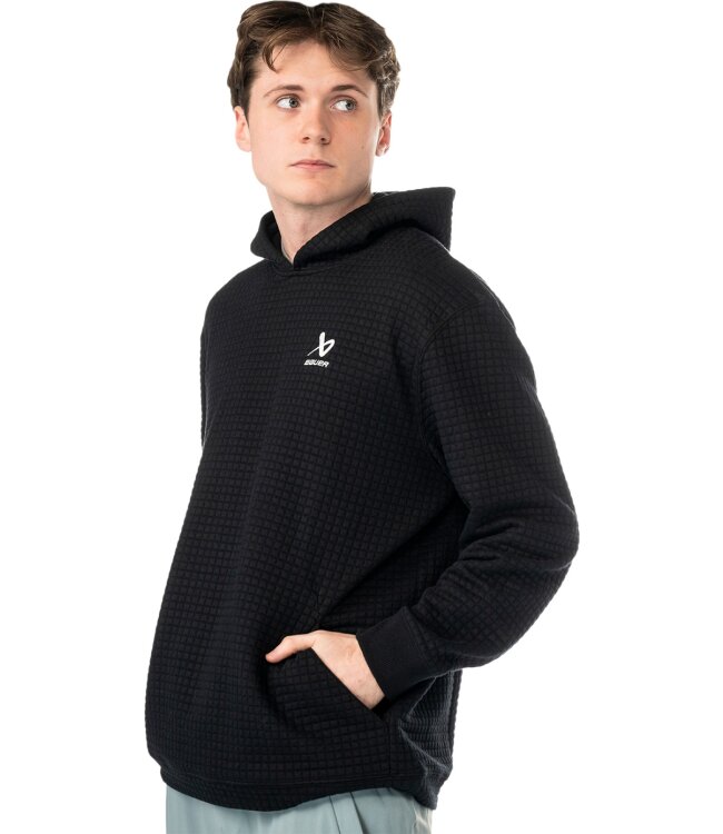 BAUER Quilted Hoodie - schwarz - Sr.