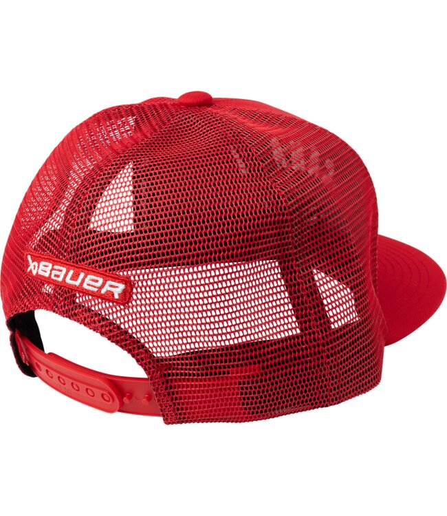 BAUER Hockey Canada Adjustable Hat - rot - Sr.