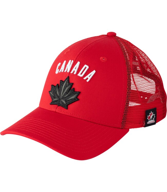 BAUER Hockey Canada Adjustable Hat - rot - Sr.