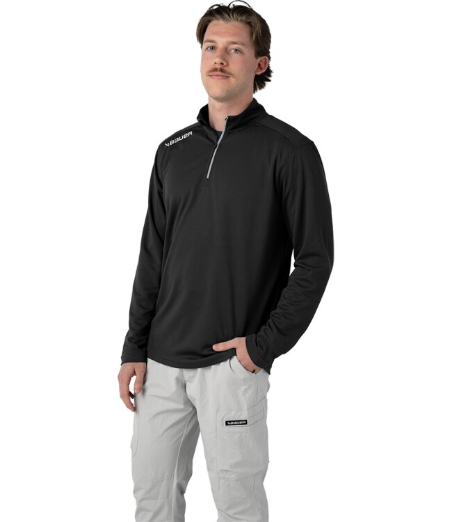 BAUER Premium Performance 1/4 Zip - schwarz - Sr.