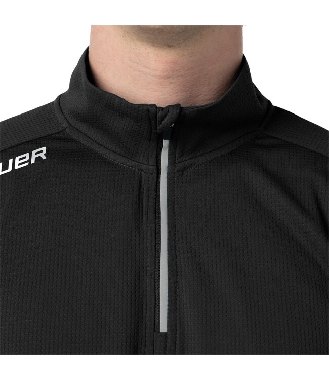 BAUER Premium Performance 1/4 Zip - schwarz - Sr.