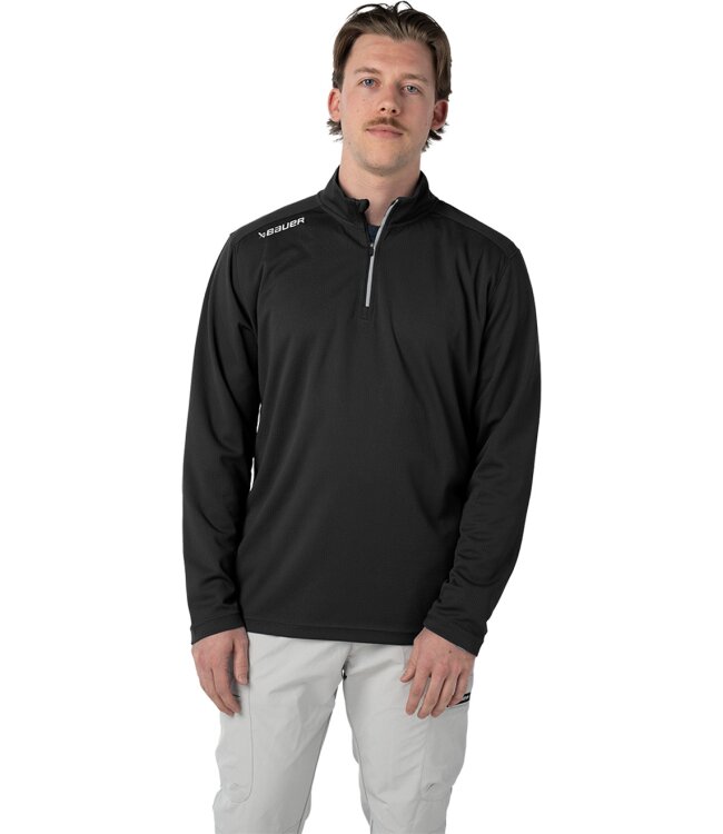 BAUER Premium Performance 1/4 Zip - schwarz - Sr.