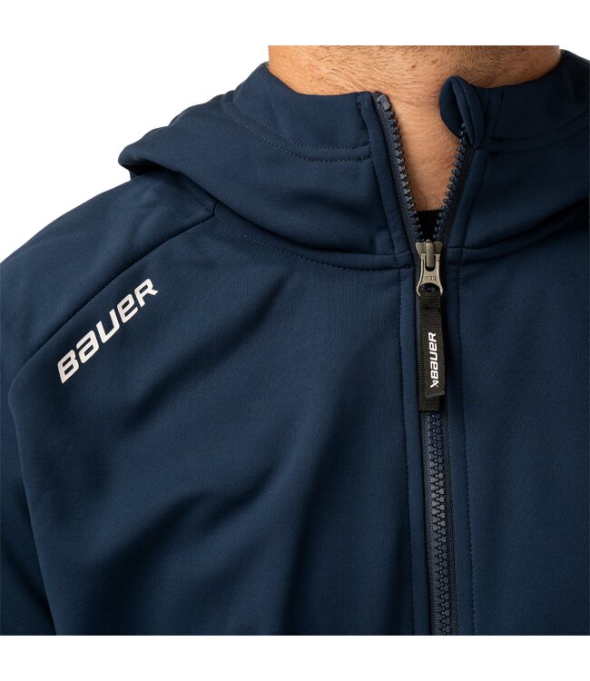 BAUER Fleece Zip Hoodie Team - marine - Sr.
