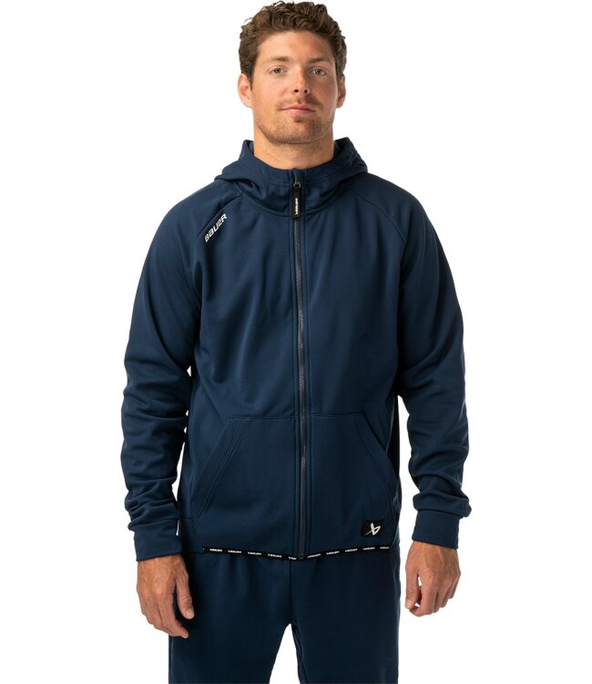 BAUER Fleece Zip Hoodie Team - marine - Sr.