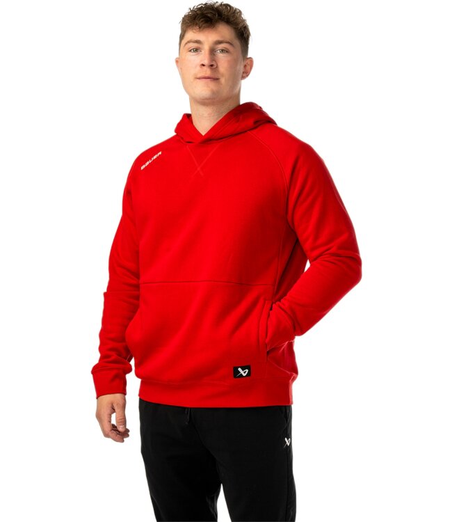 BAUER Team Hoodie Ultimate - rot - Sr.
