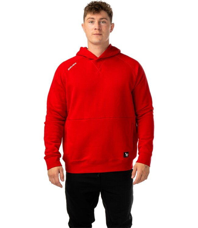 BAUER Team Hoodie Ultimate - rot - Sr.