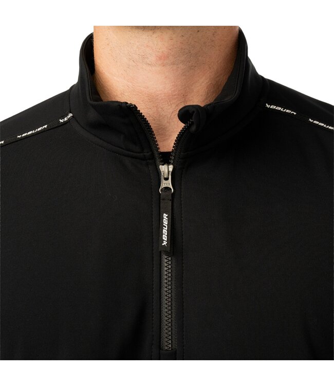 BAUER 1/2 Zip Fleece Team - schwarz - Sr.