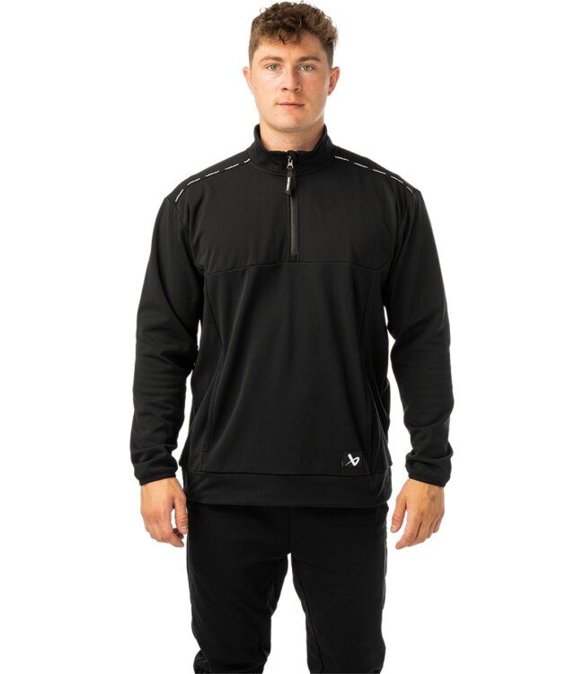 BAUER 1/2 Zip Fleece Team - schwarz - Sr.