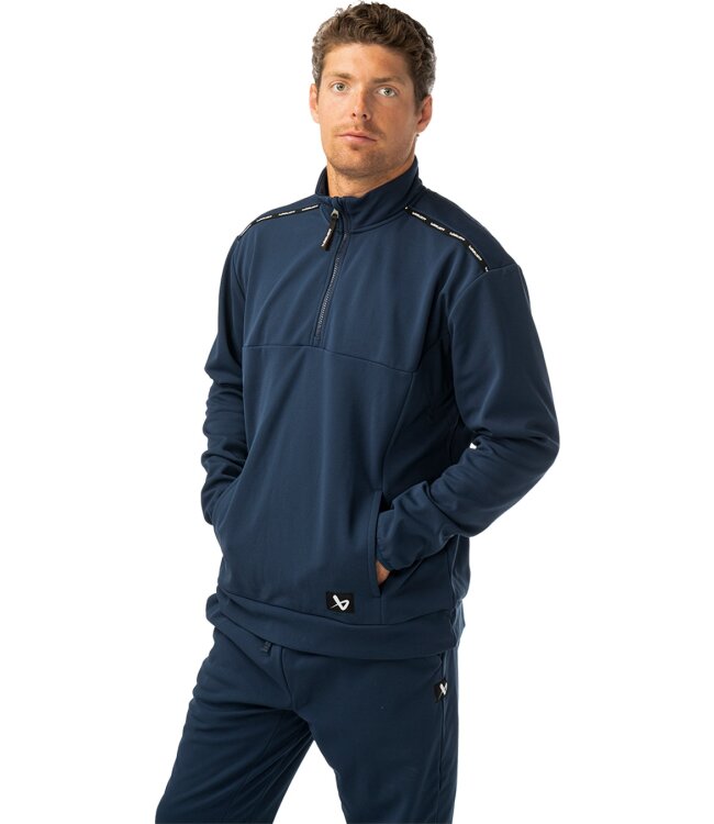 BAUER 1/2 Zip Fleece Team - marine - Sr.
