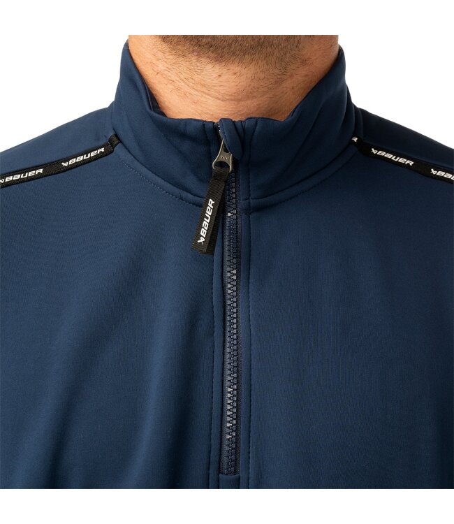 BAUER 1/2 Zip Fleece Team - marine - Sr.