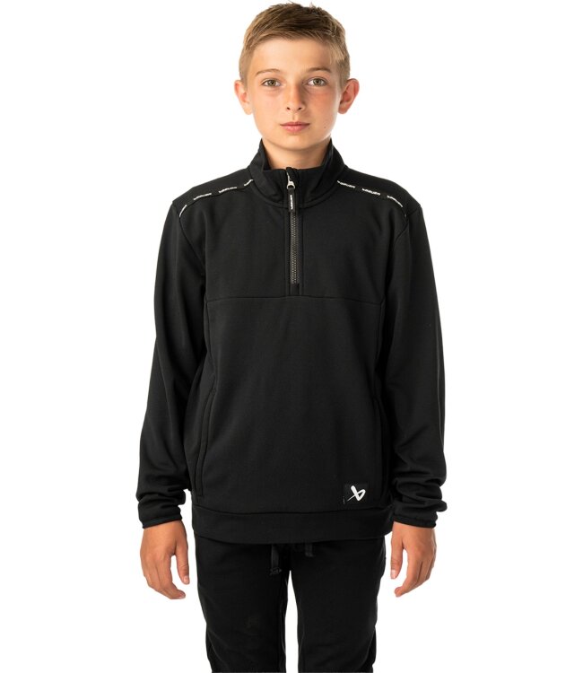 BAUER 1/2 Zip Fleece Team - schwarz - Yth.