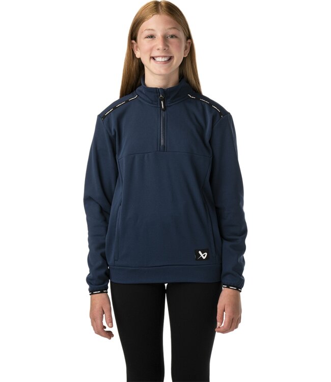 BAUER 1/2 Zip Fleece Team - marine - Yth.