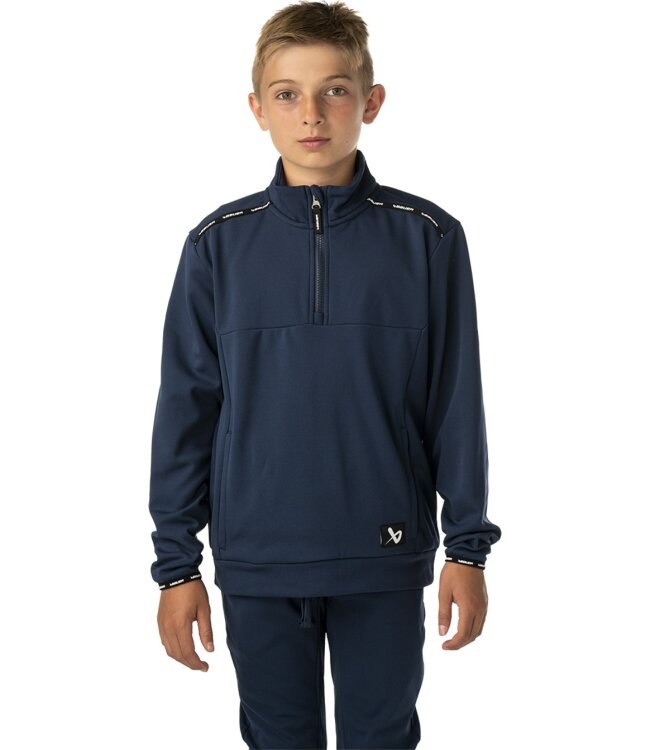 BAUER 1/2 Zip Fleece Team - marine - Yth.