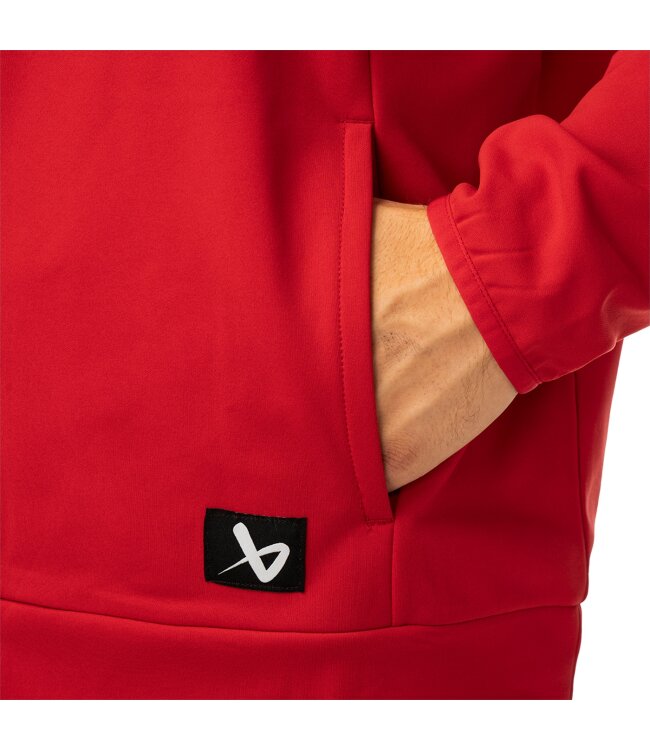 BAUER 1/2 Zip Fleece Team - rot - Sr.