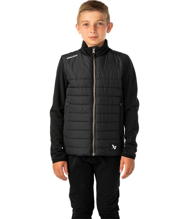 BAUER Hybrid Jacket - schwarz - Yth.