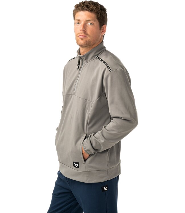 BAUER 1/2 Zip Fleece Team - grau - Sr.