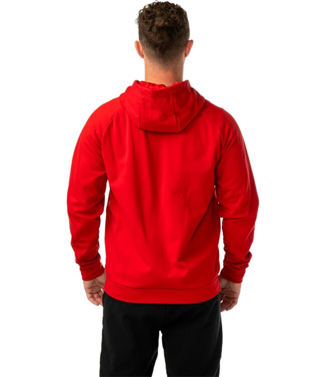 BAUER Fleece Zip Hoodie Team - rot - Sr.