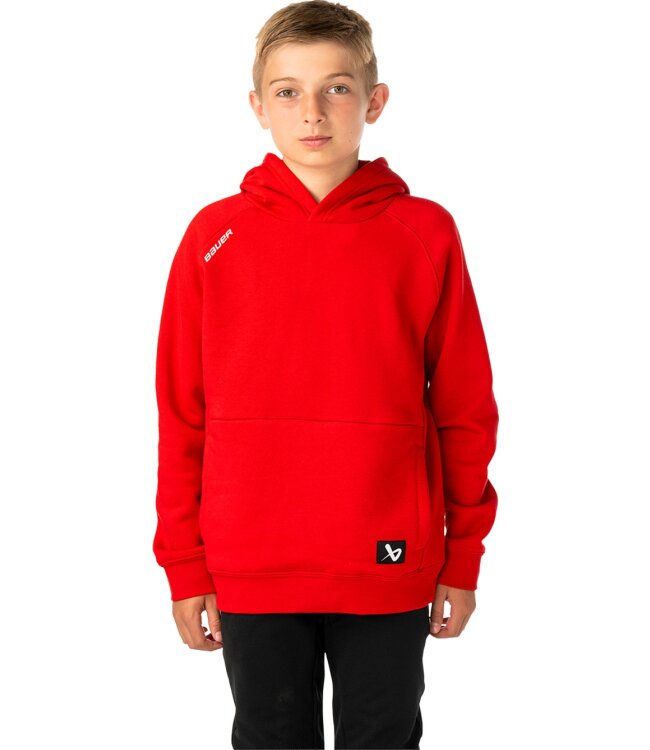 BAUER Team Hoodie Ultimate - rot - Yth.
