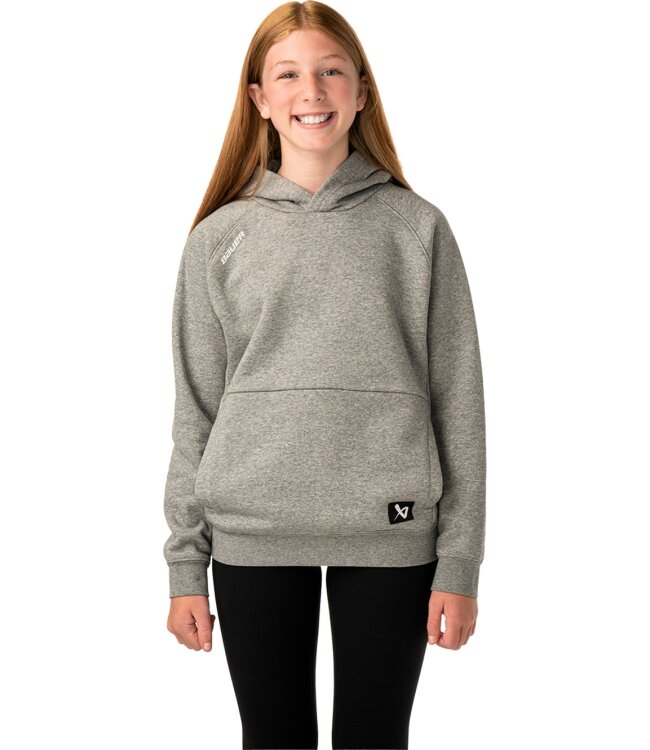BAUER Team Hoodie Ultimate - grau - Yth.