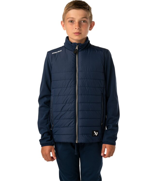 BAUER Hybrid Jacket - marine - Yth.
