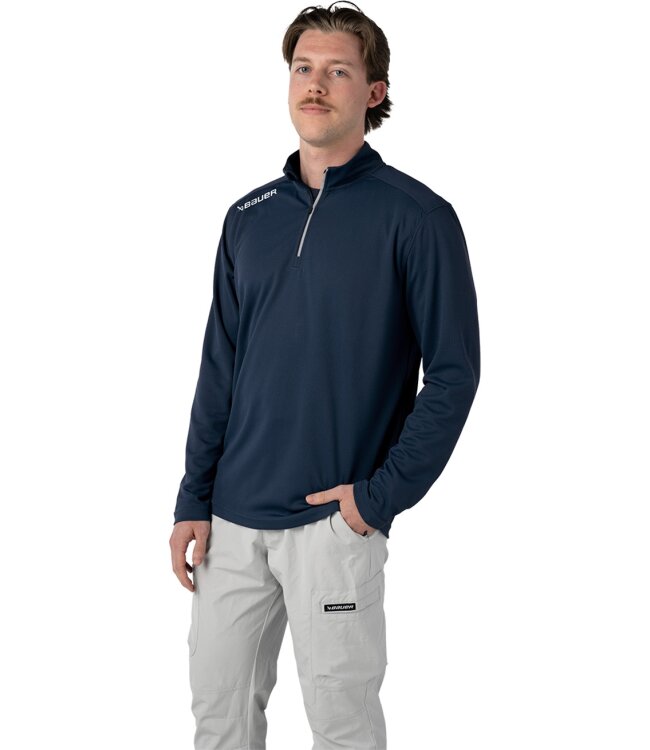 BAUER Premium Performance 1/4 Zip - marine - Sr.