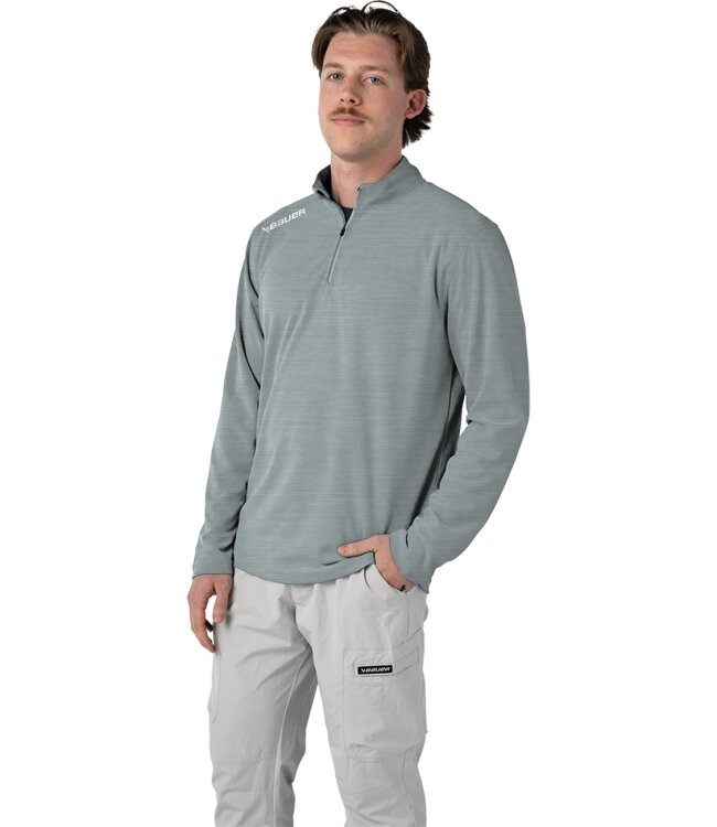 BAUER Premium Performance 1/4 Zip - grau - Sr.