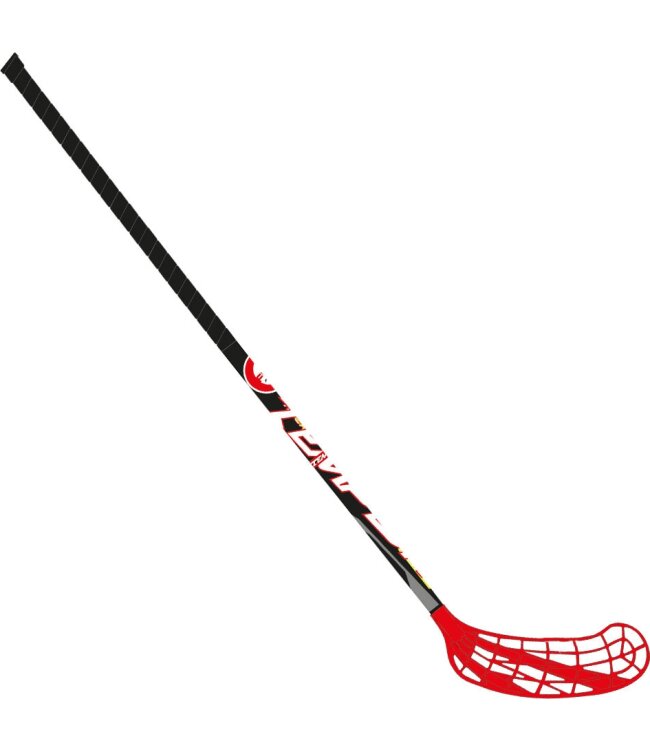 TEMPISH iFF Floorball Schläger FLOW - Flex 28 - schwarz/rot - Sr.