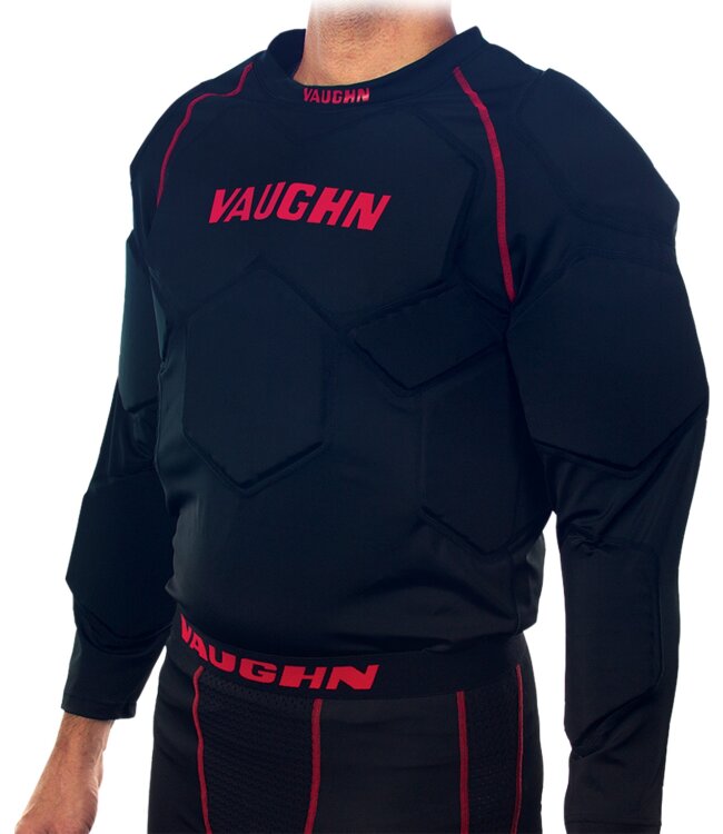 VAUGHN Torwart Compression Shirt Velocity VX1 gepolstert - Sr.