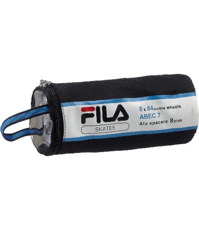 FILA Rollen/Kugellager set 84mm/83A + ABEC5 + 8mm Spacer - 8er Pack